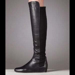 Stuart Weitzman Lander Boots Black Nappa
